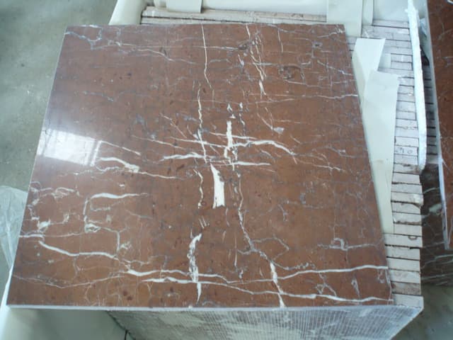 Coral Red Marble cut to size tiles